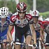 Andy Schleck bei der Ersteigung der c�te de St.Roch w�hrend der 4. Etappe der TRW 2005